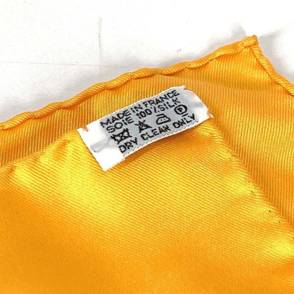 HERMES White Silk Scarf - Picture 11 of 14